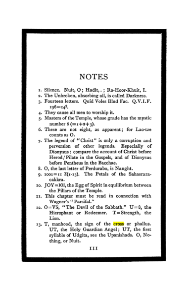 Original scan of The Book of Lies, PDF page 117