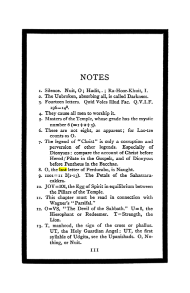 Original scan of The Book of Lies, PDF page 117