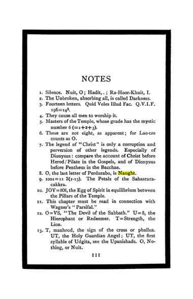Original scan of The Book of Lies, PDF page 117