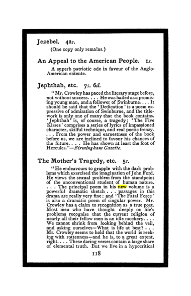 Original scan of The Book of Lies, PDF page 126