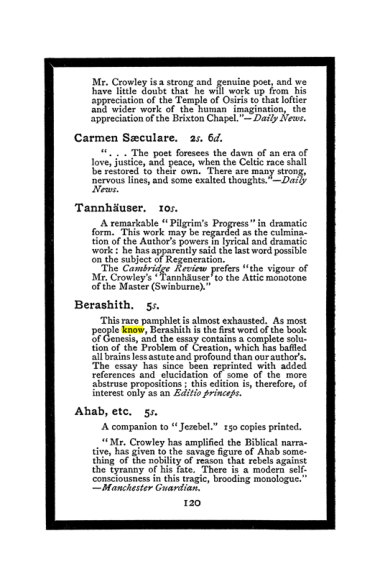 Original scan of The Book of Lies, PDF page 128
