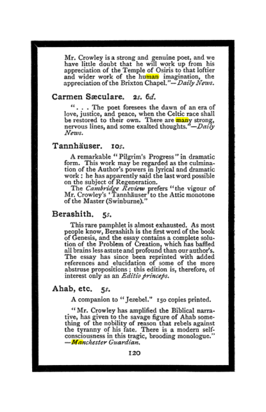 Original scan of The Book of Lies, PDF page 128