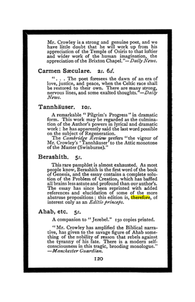 Original scan of The Book of Lies, PDF page 128