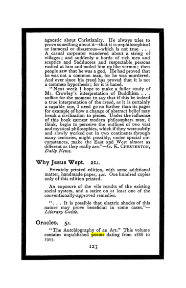 Original scan of The Book of Lies, PDF page 131