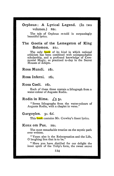 Original scan of The Book of Lies, PDF page 132