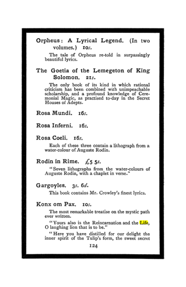 Original scan of The Book of Lies, PDF page 132
