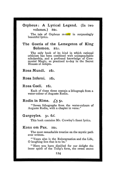 Original scan of The Book of Lies, PDF page 132