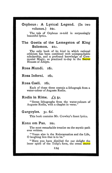 Original scan of The Book of Lies, PDF page 132