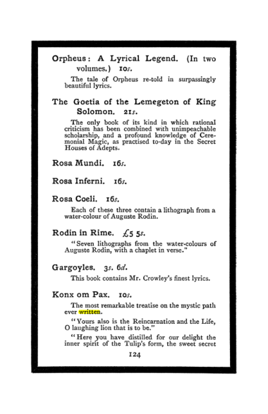 Original scan of The Book of Lies, PDF page 132