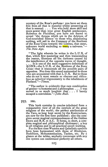 Original scan of The Book of Lies, PDF page 133