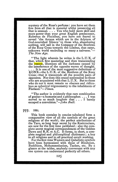 Original scan of The Book of Lies, PDF page 133