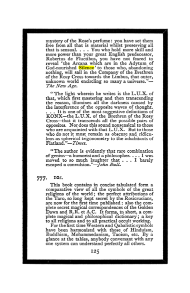 Original scan of The Book of Lies, PDF page 133