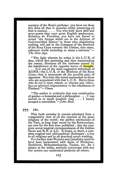 Original scan of The Book of Lies, PDF page 133