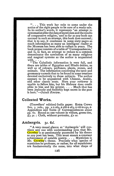 Original scan of The Book of Lies, PDF page 134