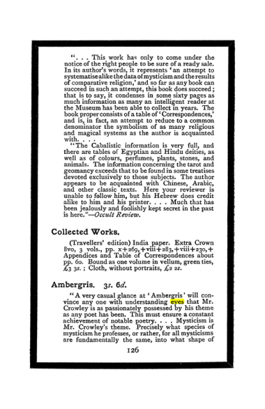 Original scan of The Book of Lies, PDF page 134