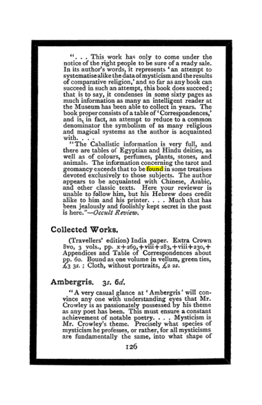 Original scan of The Book of Lies, PDF page 134