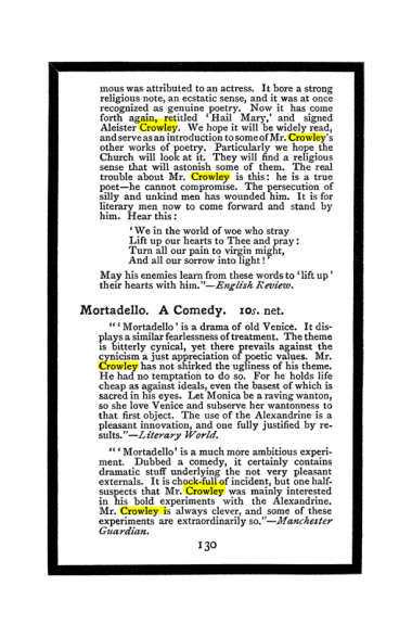 Original scan of The Book of Lies, PDF page 138