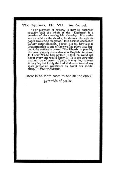 Original scan of The Book of Lies, PDF page 139