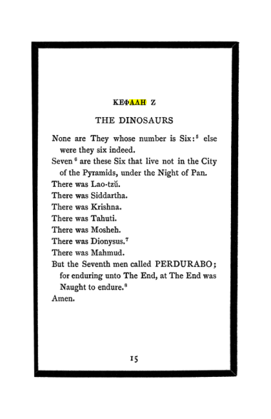 Original scan of The Book of Lies, PDF page 19