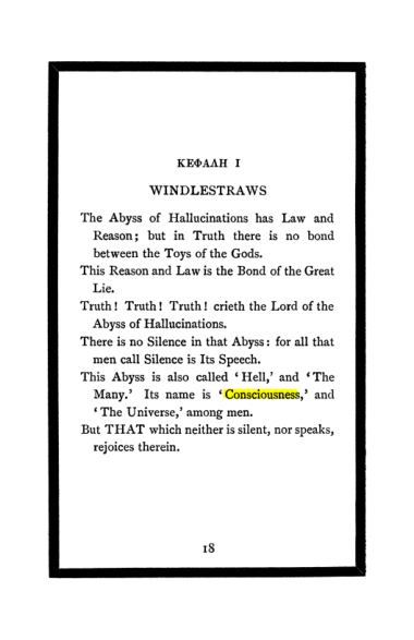 Original scan of The Book of Lies, PDF page 22