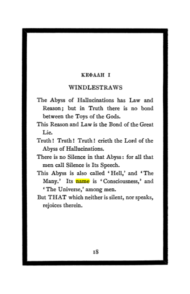Original scan of The Book of Lies, PDF page 22