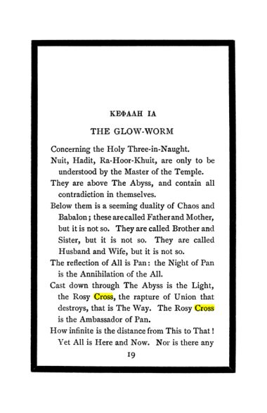 Original scan of The Book of Lies, PDF page 23