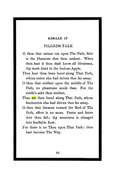 Original scan of The Book of Lies, PDF page 26