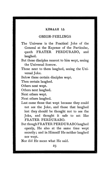 Original scan of The Book of Lies, PDF page 27