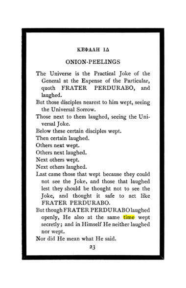 Original scan of The Book of Lies, PDF page 27