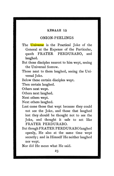 Original scan of The Book of Lies, PDF page 27