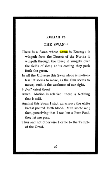 Original scan of The Book of Lies, PDF page 30