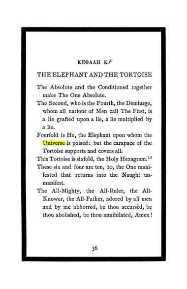 Original scan of The Book of Lies, PDF page 40