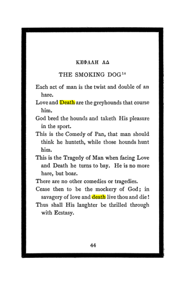 Original scan of The Book of Lies, PDF page 48