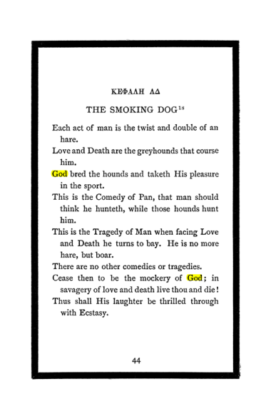 Original scan of The Book of Lies, PDF page 48