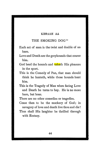 Original scan of The Book of Lies, PDF page 48