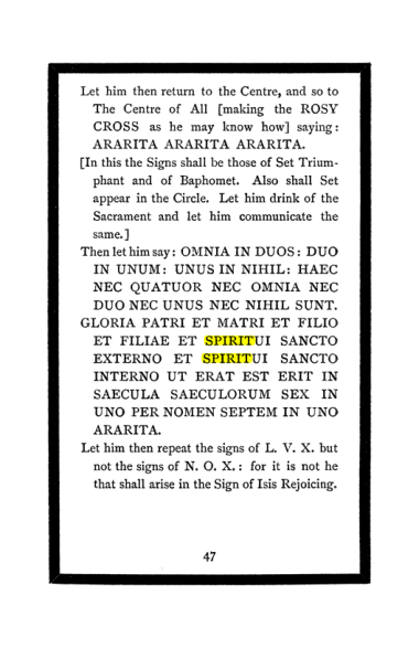 Original scan of The Book of Lies, PDF page 51