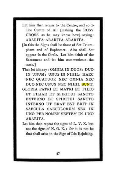 Original scan of The Book of Lies, PDF page 51