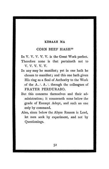Original scan of The Book of Lies, PDF page 56