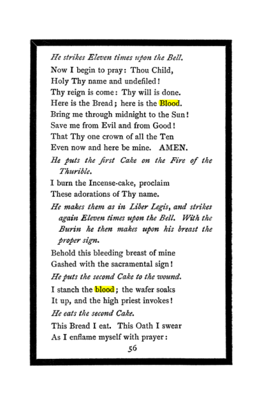 Original scan of The Book of Lies, PDF page 60