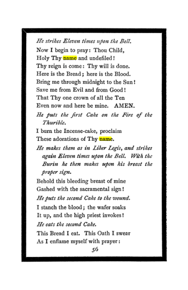 Original scan of The Book of Lies, PDF page 60