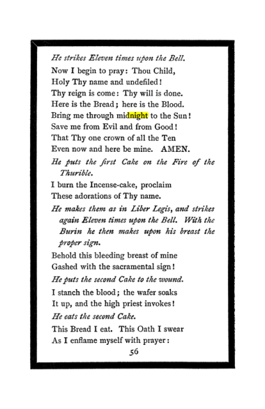 Original scan of The Book of Lies, PDF page 60