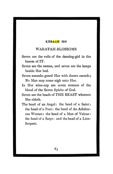 Original scan of The Book of Lies, PDF page 67