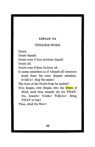 Original scan of The Book of Lies, PDF page 70