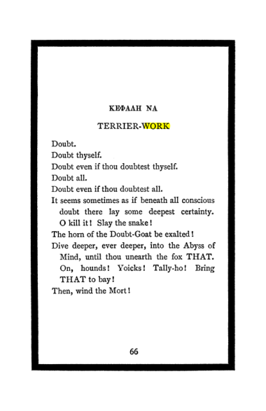 Original scan of The Book of Lies, PDF page 70