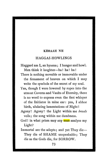 Original scan of The Book of Lies, PDF page 77