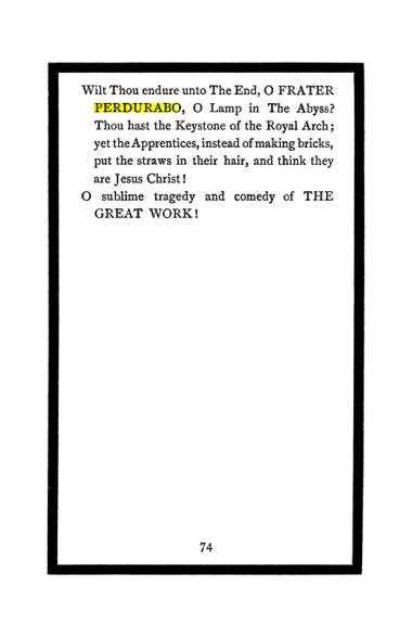 Original scan of The Book of Lies, PDF page 78