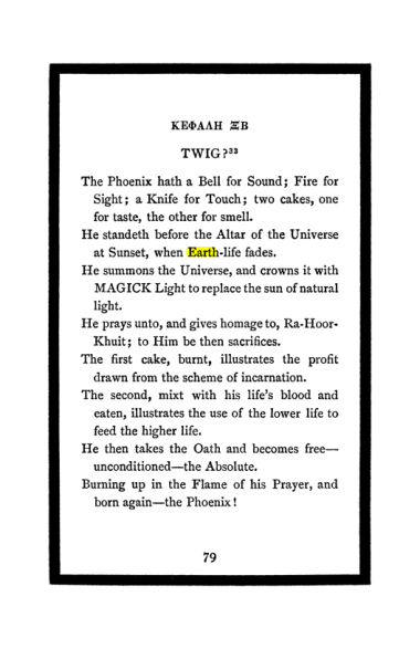 Original scan of The Book of Lies, PDF page 83