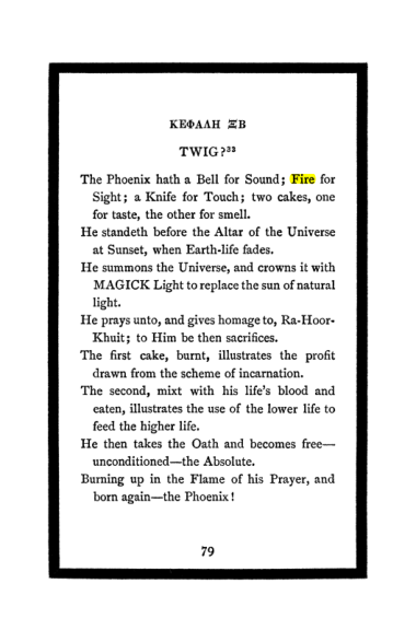 Original scan of The Book of Lies, PDF page 83