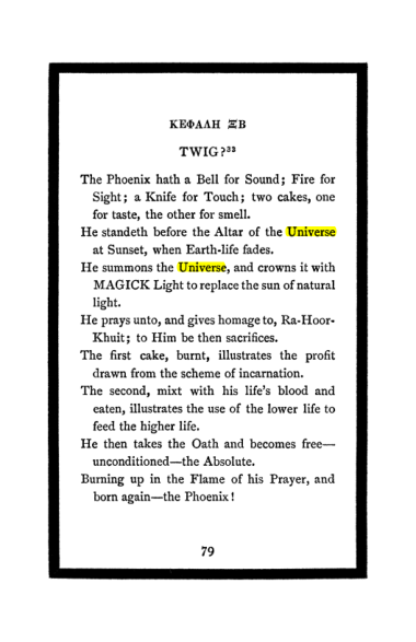 Original scan of The Book of Lies, PDF page 83