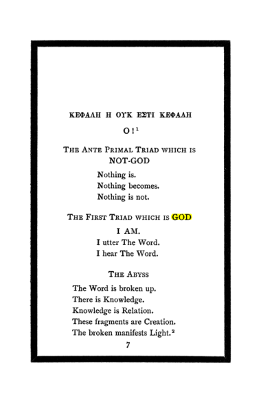 Original scan of The Book of Lies, PDF page 9